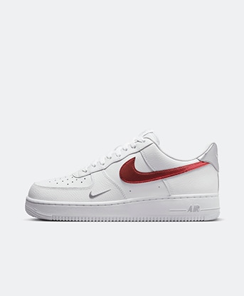 white air force 1 with red tick