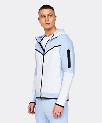 Schaap filosoof Meyella Nike Tech Fleece Colour Block Hoodie | Cobalt Bliss / Light Lemon |  Footasylum