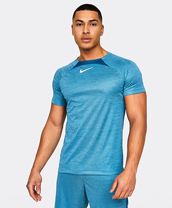 Mens dri-fit knit online short-sleeve running t-shirt