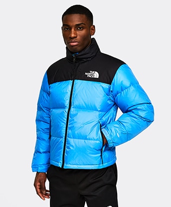 white north face puffer