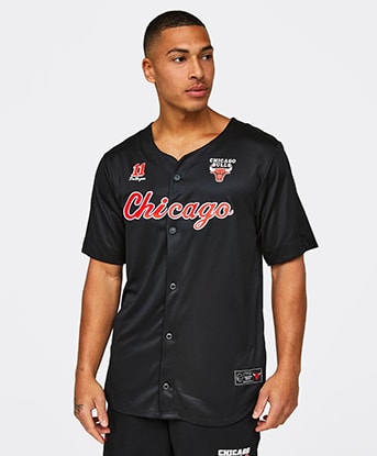 Bulls button hot sale down jersey