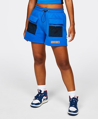 Womens Connect Fleece Cargo Short