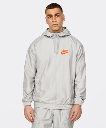 grey tracksuit nike