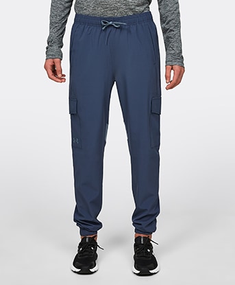Under Armour Junior UA Pennant Woven Cargo Pant Downpour Grey