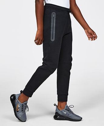 Nike Junior Tech Fleece Pant, Black / Black / Black