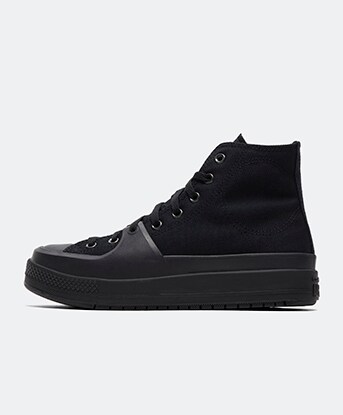 Black converse on sale footasylum
