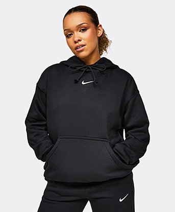 Nike tracksuit womens black sales