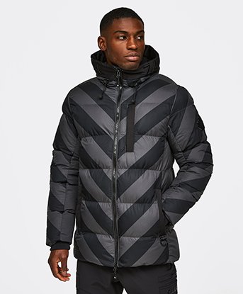 Alessandro Zavetti OSHAWA PUFFER PARKA JACKET - Winter jacket - stone/grey  