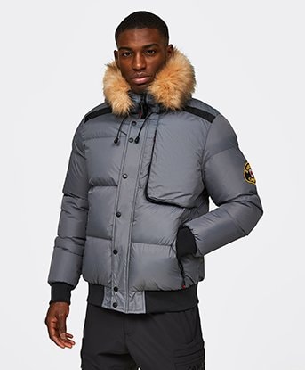 Alessandro zavetti abelli fur trim bomber jacket sales