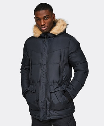 Brave soul mens clearance trailblazer parka khaki