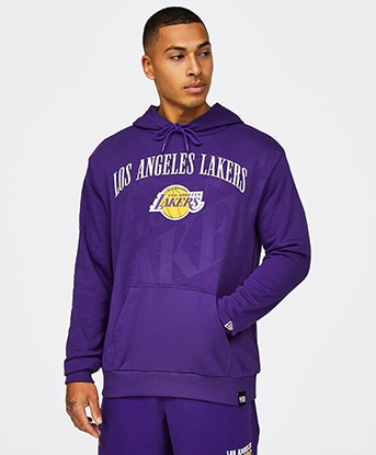 NBA On The Rebound Lakers Sweatpants - Purple