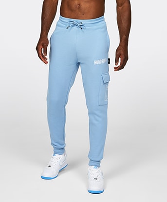 Hoodrich OG Akira V6 Paisley Fleece Pant | Placid Blue / Micro Chip |  Footasylum