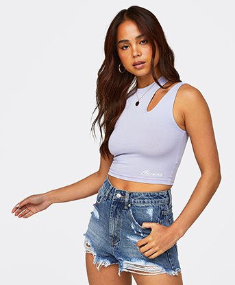 Womens Tammi Crop Tank Top
