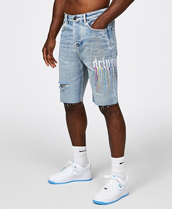 Mens Denim Shorts | Ripped denim shorts | Footasylum