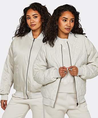Womens Essential Varsity Bomber Jacket