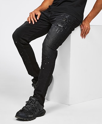 Slim Jeans - Black - Men