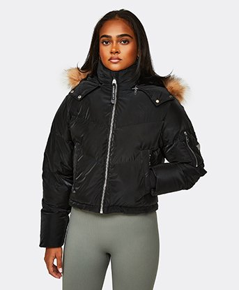 Womens Alberelli Crop Puffer Jacket
