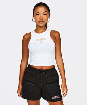 Womens Combat Crop Tank Top