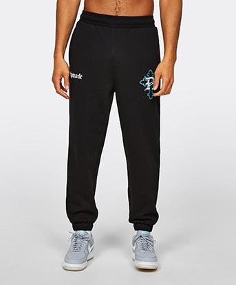 Dripmade Amity Gradient Jogger Jet Black Tiffany Teal