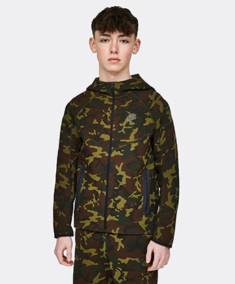 Nike camo tracksuit sales junior