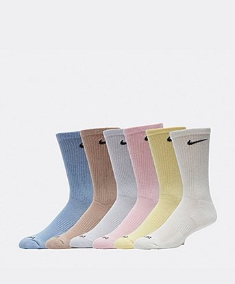 6 Pack Everyday Plus Cushioned Training Crew Sock