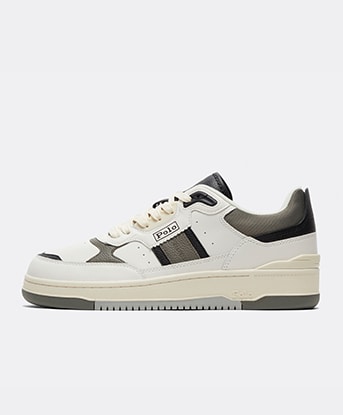 Polo Ralph Lauren Master Sport Trainer White Royal Black Footasylum