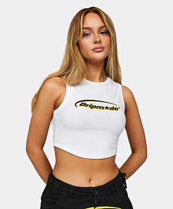 Womens Evade Waffle Crop Top