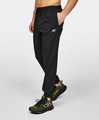 New Balance Active Woven Jogger Black Footasylum