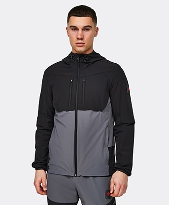 Vosso Woven Zip Through Hoodie