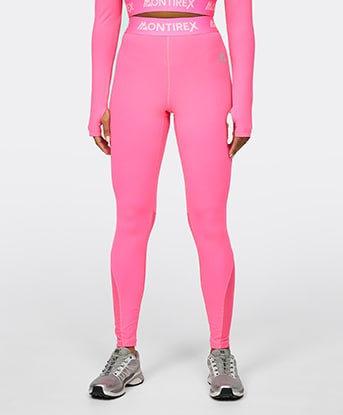 Under Armour EVOLVED LEGGING - Leggings - rebel pink/white/pink 