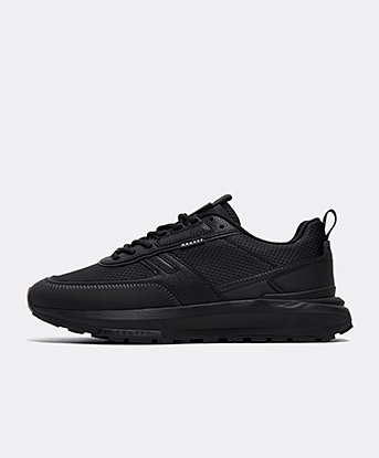 Saucony Grid Ride Millennium Trainer Black Footasylum