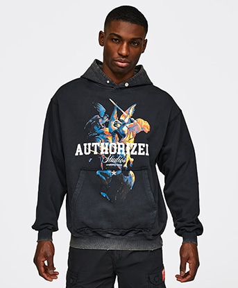 Arc Angel Graphic Relaxed Overhead Hoodie