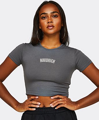 Womens Glide Rhinestone Baby T-Shirt