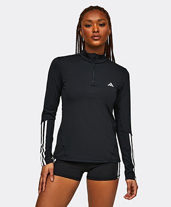 Womens Hyperglam Quarter Zipped Top