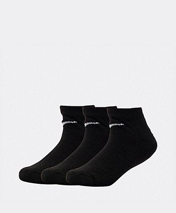 Kids Basic 3 Pack No Show Sock