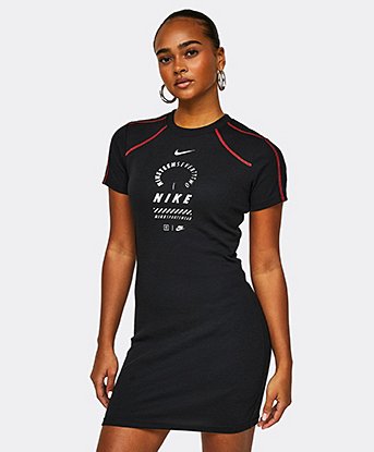 Womens Sportswear Short Sleeve Dress