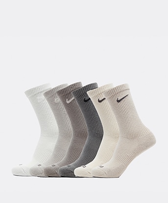 6 Pack Everyday Plus Cushioned Training Crew Sock