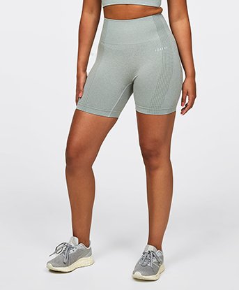 Womens Seamless Hi-Waisted 5 Inch Short