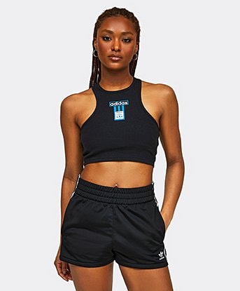 Womens Adibreak Cropped Tank Top