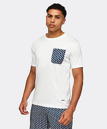 Illusion Print Pocket T-Shirt
