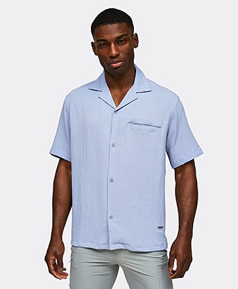 Seersucker Short Sleeve Shirt