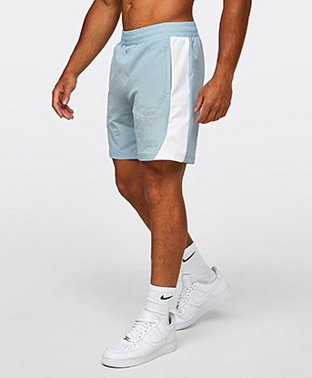 Contrast Badge Woven Short