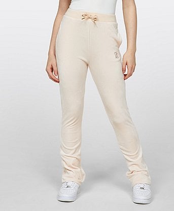 Girls Diamante Bootcut Jogger