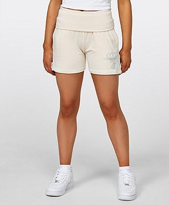 Girls Velour Low Rise Short