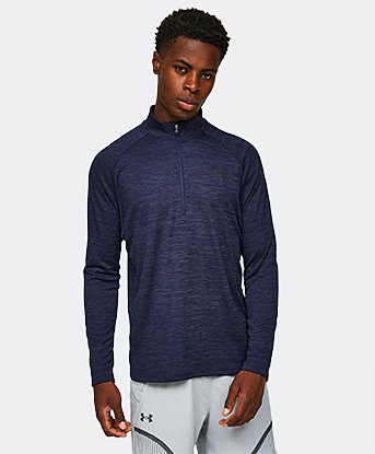 UA Tech Textured Half Zip Top