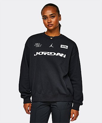 Womens Brooklyn Fleece GFX Crewneck Sweatshirt