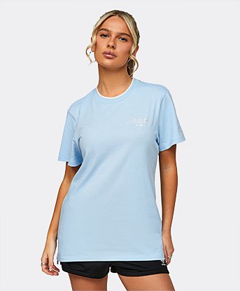 Womens Sport Graphic Loose T-Shirt