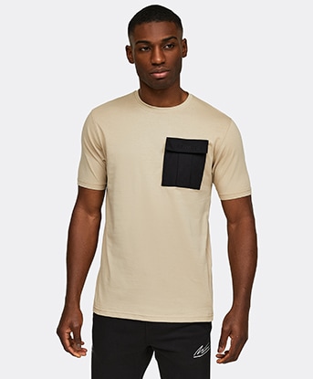 Levin Woven Pocket T-Shirt