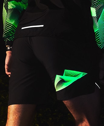 Glow In The Dark Woven Running Short