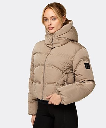 Womens Giada Crop Puffer Jacket